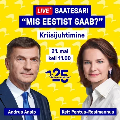 "Mis Eestist saab?" Andrus Ansip - Kriisijuhtimine