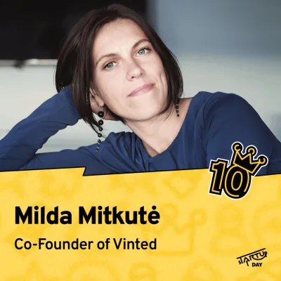 sTARTUp Day Classics: Milda Mitkutė keynote in 2020 on Building Vinted and Herself