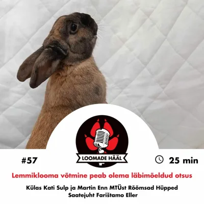 Loomade Hääl #57: Lemmiklooma võtmine peab olema läbimõeldud otsus