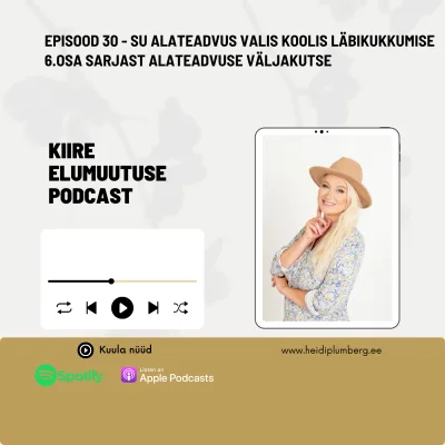 Episood 30 - Su alateadvus valis koolis läbikukkumise 6. osa alateadvuse väljakutse podcastide sarjast