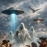 Legendide saar Vaindloo, Aegna UFO ja hirmutavad kummituslood